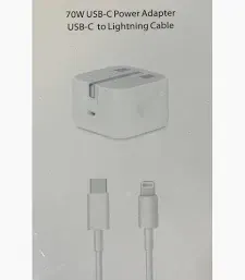 70w USB C to Lightning Cable Adapter