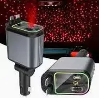 Fast Car Charger With Star Light