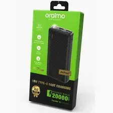 Oraimo 20000mah PD 15 watts Powerbank