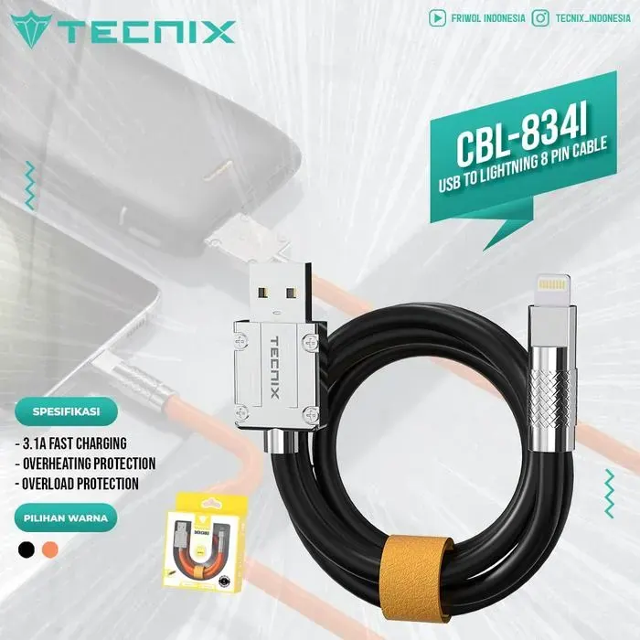 Tecnix Data Cable CBL-834-I Pro (iPhone)